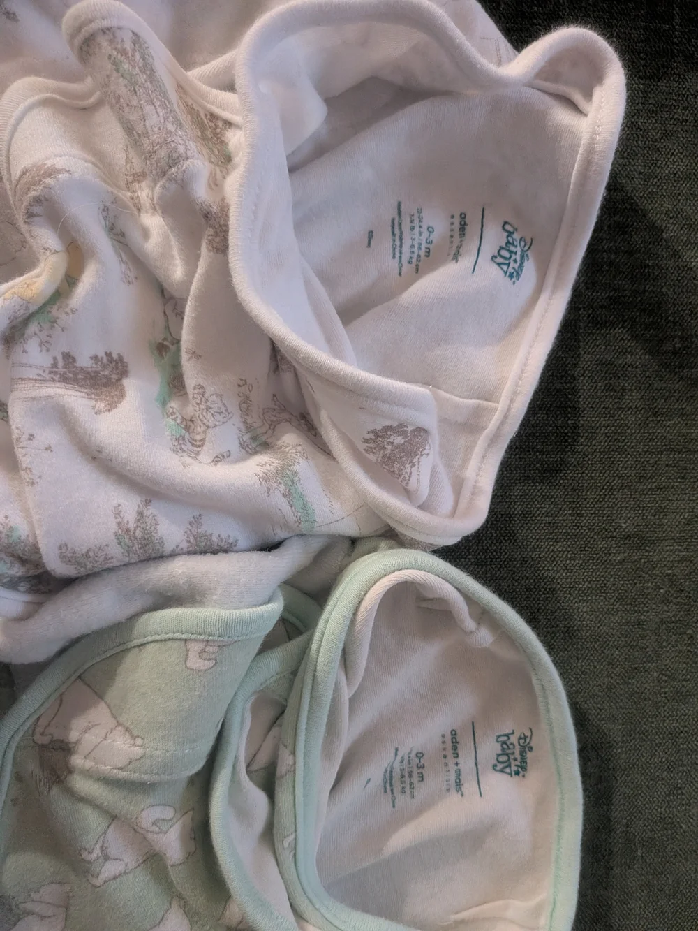 Bundle of 5 Girls Sleepers And Swaddles Size 0-3 Months Disney And Other Brands